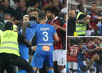 رغم أحداث الشغب تقارير اعتبار مارسيليا منسحب ا ومنح الفوز لـ نيس في الدوري الفرنسي