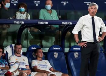 أنشيلوتي بعد تعادل ريال مدريد أمام ليفانتي كنا خائفين وهم امتلكوا الشجاعة