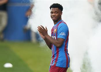 بعد غياب 10 أشهر فاتي يشارك في تدريبات برشلونة قبل مباراة خيتافي
