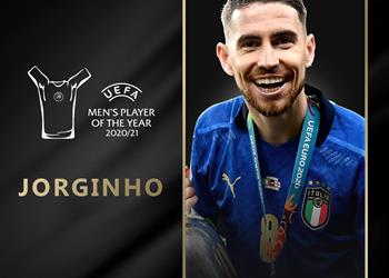 حفل جوائز الأفضل في أوروبا 2020 2021 جورجينيو أفضل لاعب