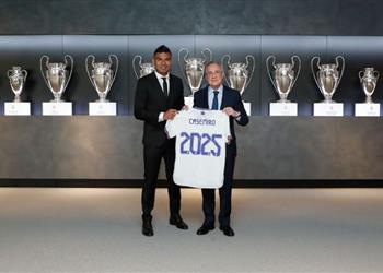رسمي ا ريال مدريد ي علن تمديد عقد كاسيميرو حتى 2025