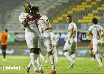 فيديو أيمن حفني يسجل هدف الزمالك الأول أمام البنك الأهلي