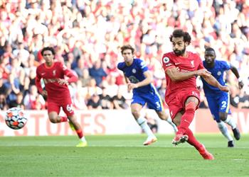 فيديو محمد صلاح يسجل هدف التعادل لـ ليفربول أمام تشيلسي