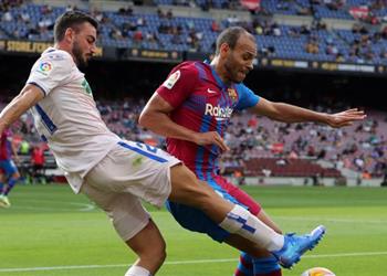 موندو ديبورتيفو برايثوايت تعرض لإصابة في مباراة برشلونة وخيتافي