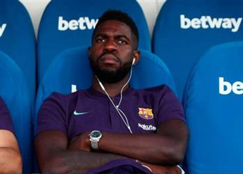فيديو جماهير برشلونة تواصل الهجوم على أومتيتي خلال مباراة خيتافي