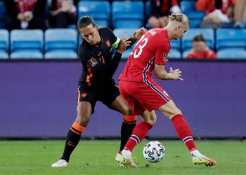 فيديو هولندا تتعادل أمام النرويج في تصفيات كأس العالم 2022