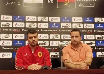 مدرب أنجولا ثنائي الأهلي أهم لاعبي مصر ومتفهم أخطاء لعب رمية التماس