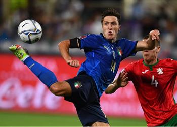 كييزا عن هدفه أمام بلغاريا لعبت من أجل الفوز ونفكر الآن في مواجهة سويسرا