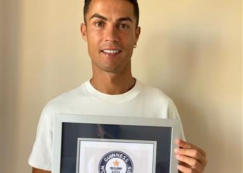 رونالدو يدخل موسوعة جينيس بعد تخطي علي دائي وي علق دعونا نستمر لتحقيق أرقام أعلى