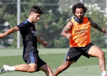 مارسيلو يعود للتدريبات واستمرار غياب رباعي ريال مدريد قبل مباراة سيلتا فيجو