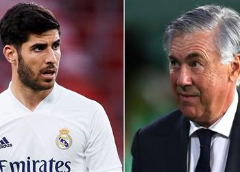 ماركا أسينسيو رفض عرضين للرحيل عن ريال مدريد وهدفه إقناع أنشيلوتي