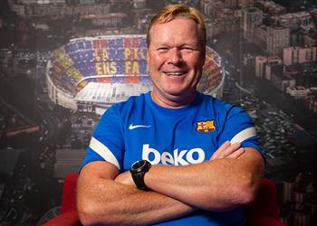 كومان متحمس لمواصلة تدريب برشلونة لسنوات عديدة