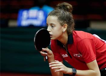 أول تعليق من هنا جودة بعد خسارة بطولة إفريقيا لتنس الطاولة