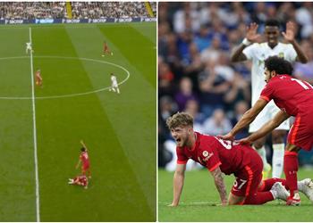 محمد صلاح يوجه رسالة إلى هارفي إليوت بعد إصابته المروعة في مباراة ليفربول وليدز