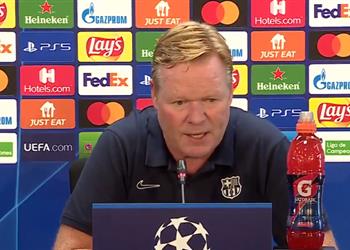 كومان يرد على أنباء خلافه مع لابورتا ويؤكد هدفنا مصلحة برشلونة