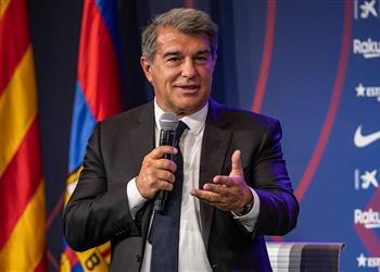 لابورتا يوجه رسالة لجماهير برشلونة قبل مباراة بايرن ميونخ بدوري أبطال أوروبا