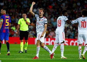 حقائق في فوز بايرن ميونخ على برشلونة رقم سلبي تاريخي وإنجاز جديد لـ مولر