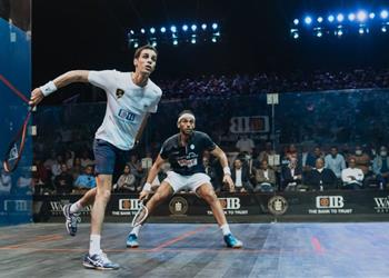 علي فرج يتوج ببطولة مصر الدولية للإسكواش بعد الفوز على محمد الشوربجي