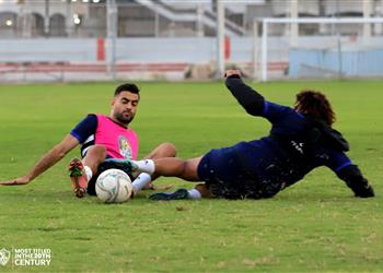 مران الزمالك المثلوثي يغادر مصاب ا وتألق رباعي الفريق