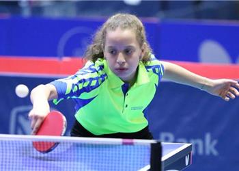 هنا جودة تفوز على بطلة روسيا وتتوج ببطولة لشبونة لتنس الطاولة