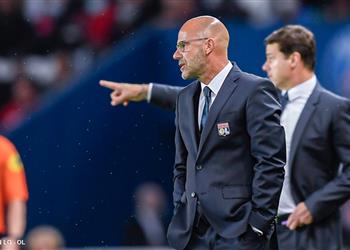 مدرب ليون لم نستحق الخسارة أمام باريس سان جيرمان وركلة جزاء نيمار غير صحيحة