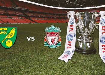 موعد والقناة الناقلة لمباراة ليفربول ونورويتش سيتي اليوم في كأس رابطة الأندية الإنجليزية