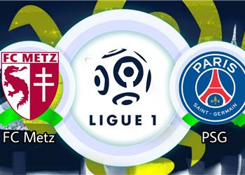 موعد والقناة الناقلة ومعلق مباراة باريس سان جيرمان وميتز اليوم في الدوري الفرنسي