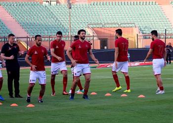 الأهلي يواصل تدريباته استعداد ا لـ زاناكو والزمالك ي عسكرلـ كابس في برج العرب