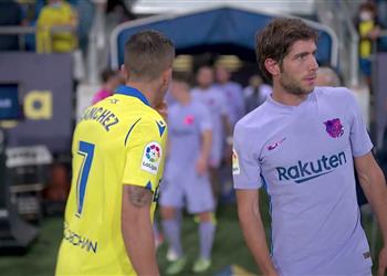 سيرجي روبيرتو فارق الـ 7 نقاط مع ريال مدريد حافز برشلونة للقتال على لقب الليجا