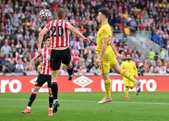 فيديو جوتا يسجل هدف التعادل لـ ليفربول أمام برينتفورد