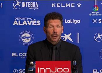 سيميوني بعد الهزيمة من ديبورتيفو ألافيس أنا المسؤول عما يحدث في أتلتيكو مدريد