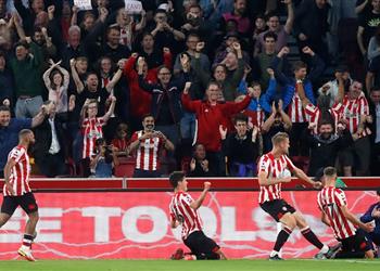 فيديو جانيلت يسجل هدف التعادل لـ برينتفورد أمام ليفربول