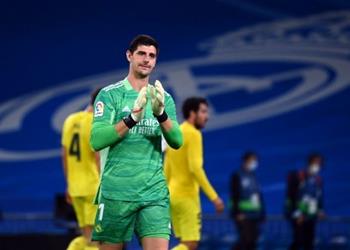 كورتوا ريال مدريد قدم أفضل ما لديه أمام فياريال والتعادل يشعرنا بالمرارة