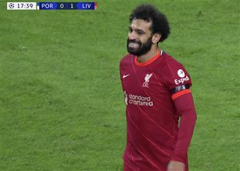 فيديو محمد صلاح يسجل هدف ليفربول الأول أمام بورتو