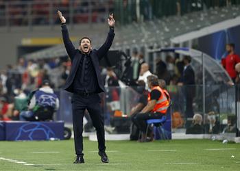 سيميوني يعترف افتقرنا لشخصيتنا أمام ميلان لكن آمنا بحظوظنا حتى النهاية