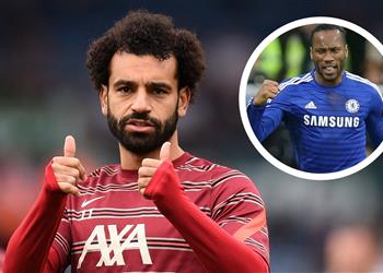 محمد صلاح يستهدف رقم دروجبا في مباراة ليفربول ومانشستر سيتي