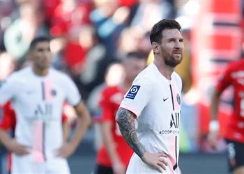 فيديو الهزيمة الأولى لـ ميسي باريس سان جيرمان يسقط بثنائية أمام رين