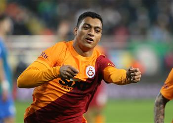 فيديو مصطفى محمد يتألق وي سجل هدف جالطة سراي الثاني أمام ريزة سبور