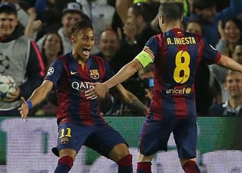 ماذا قال إنييستا في وداع نيمار