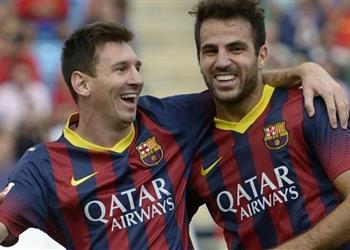 فابريجاس يكشف ما أخبره به ميسي قبل رحيله عن برشلونة