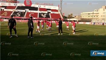 مران_الأهلي فقرة تدريبية خاصة يجريها البدري