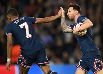 فيديو مبابي يصنع وميسي يسجل هدف تعادل باريس سان جيرمان أمام لايبزيج