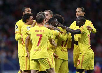 ترتيب مجموعة ليفربول في دوري أبطال أوروبا بعد الفوز على أتلتيكو مدريد