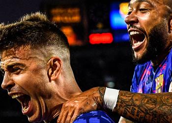 فيديو بيكيه يسجل هدف برشلونة الأول أمام دينامو كييف