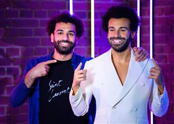 محمد صلاح يعلق ساخر ا على تمثاله في متحف مدام توسو