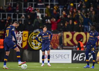 فيديو هزيمة مدوية لـ مورينيو بودو جليمت يهين روما بسداسية في دوري المؤتمر الأوروبي