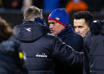 مورينيو يهين لاعبي روما بعد الهزيمة المذلة من بودو جليمت بالغت في تقديرهم