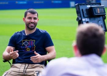 أجويرو يتحدث عن أهمية فوز برشلونة على ريال مدريد في الكلاسيكو