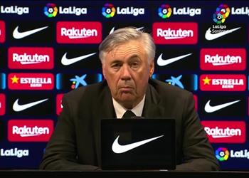 أنشيلوتي عن الفوز بـ الكلاسيكو لاعب ريال مدريد كان خطير ا للغاية ولن أقيم برشلونة