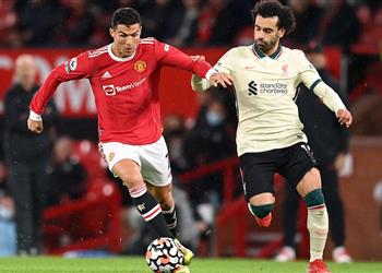 فيديو رد فعل ساخر من رونالدو بعد هدف محمد صلاح في مباراة ليفربول ومانشستر يونايتد